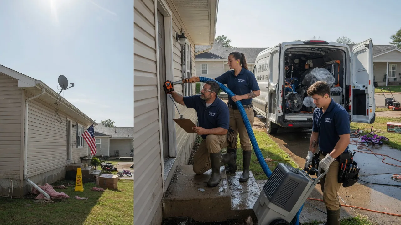 Ceiling Water Damage Restoration in Rupert, GA near me